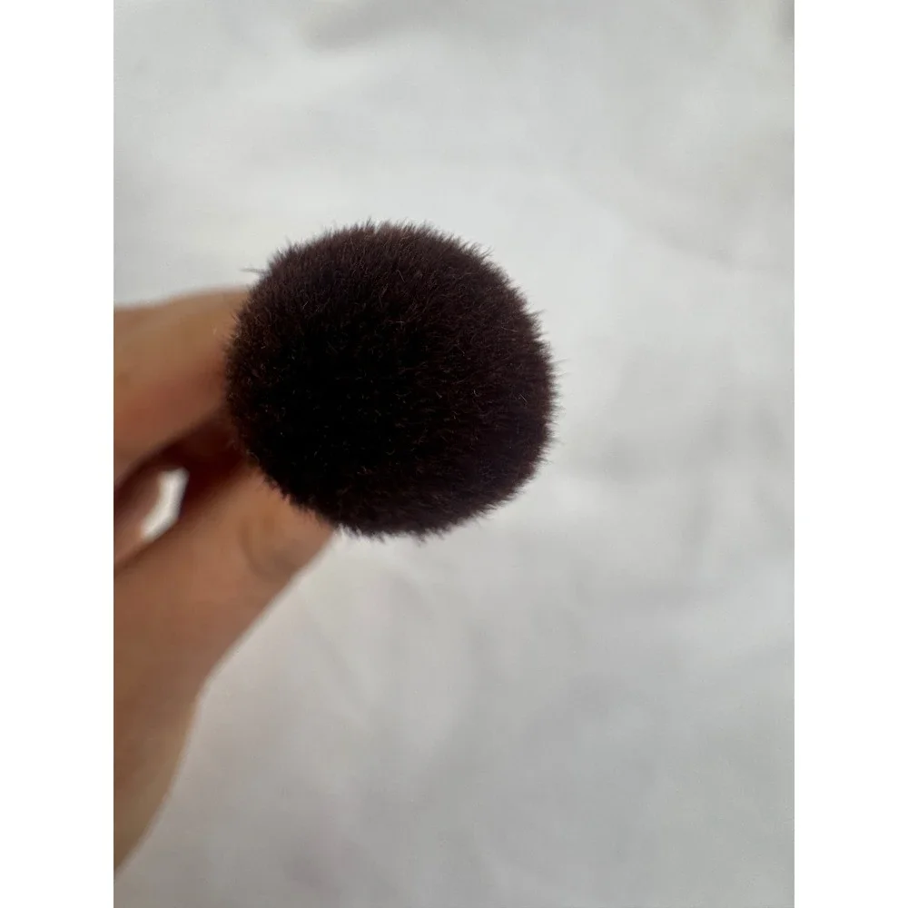 Morphe E25 Dual Ended Foundation and Concealer Makeup Brush Black Silver